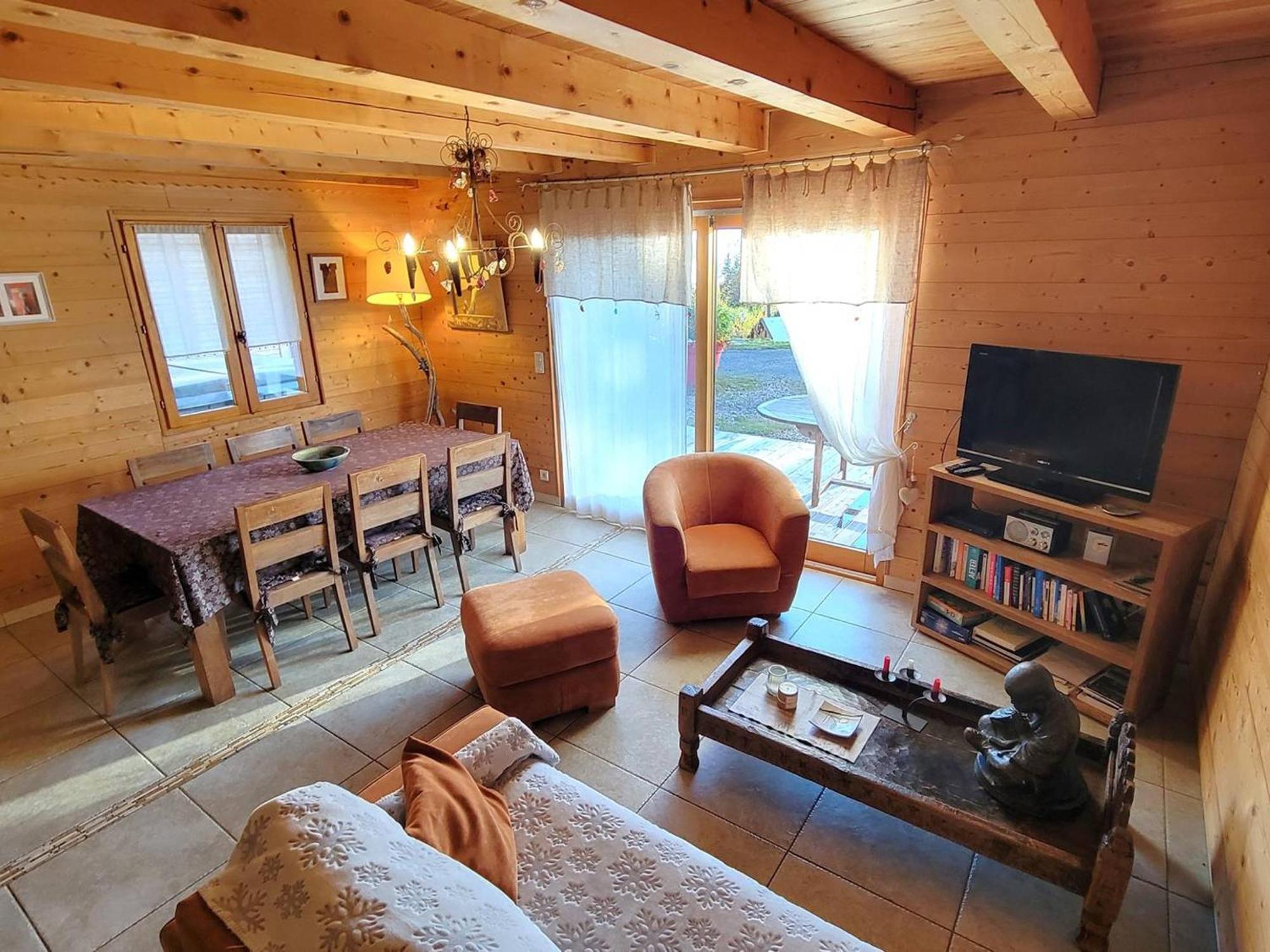 6 Pers Avec Spa, Terrasse Plein Sud A - Fr-1-393-22 Chalet
